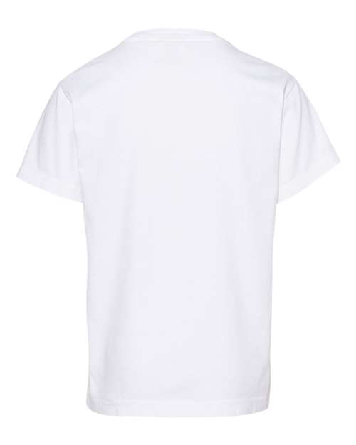Comfort Colors 9018, Youth Garment-dyed Heavyweight T-shirt, White