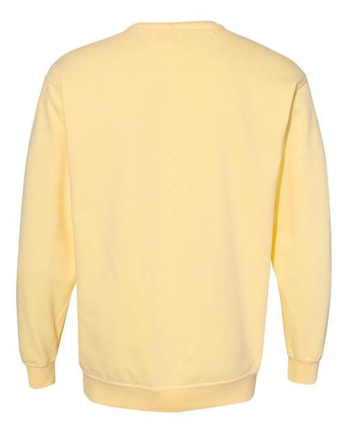 Comfort Colors 1566, Unisex Garment-dyed Crewneck Sweatshirt, Butter