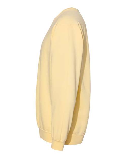 Comfort Colors 1566, Unisex Garment-dyed Crewneck Sweatshirt, Butter