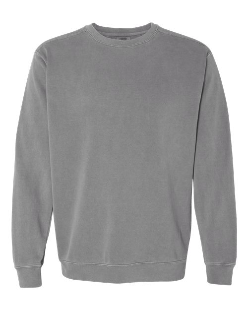 Comfort Colors 1566, Unisex Garment-dyed Crewneck Sweatshirt, Grey