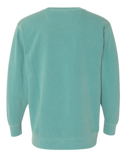 Comfort Colors 1566, Unisex Garment-dyed Crewneck Sweatshirt, Seafoam