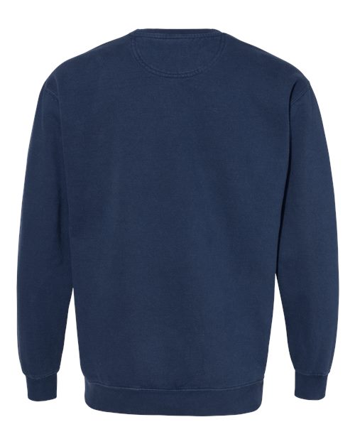 Comfort Colors 1566, Unisex Garment-dyed Crewneck Sweatshirt, True Navy