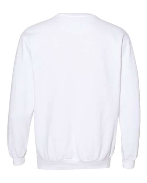 Comfort Colors 1566, Unisex Garment-dyed Crewneck Sweatshirt, White
