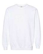 Comfort Colors 1566, Unisex Garment-dyed Crewneck Sweatshirt, White