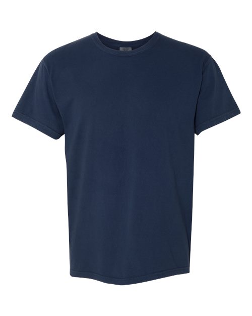 Comfort Colors 1717, Unisex Garment-dyed Heavyweight T-shirt, True Navy