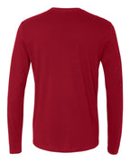 Next Level 3601, T-Shirts - Long Sleeve, Cardinal