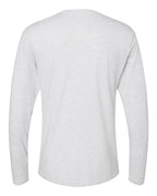 Next Level 6071, T-Shirts - Long Sleeve, Heather White