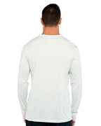 Next Level 6071, T-Shirts - Long Sleeve, Heather White