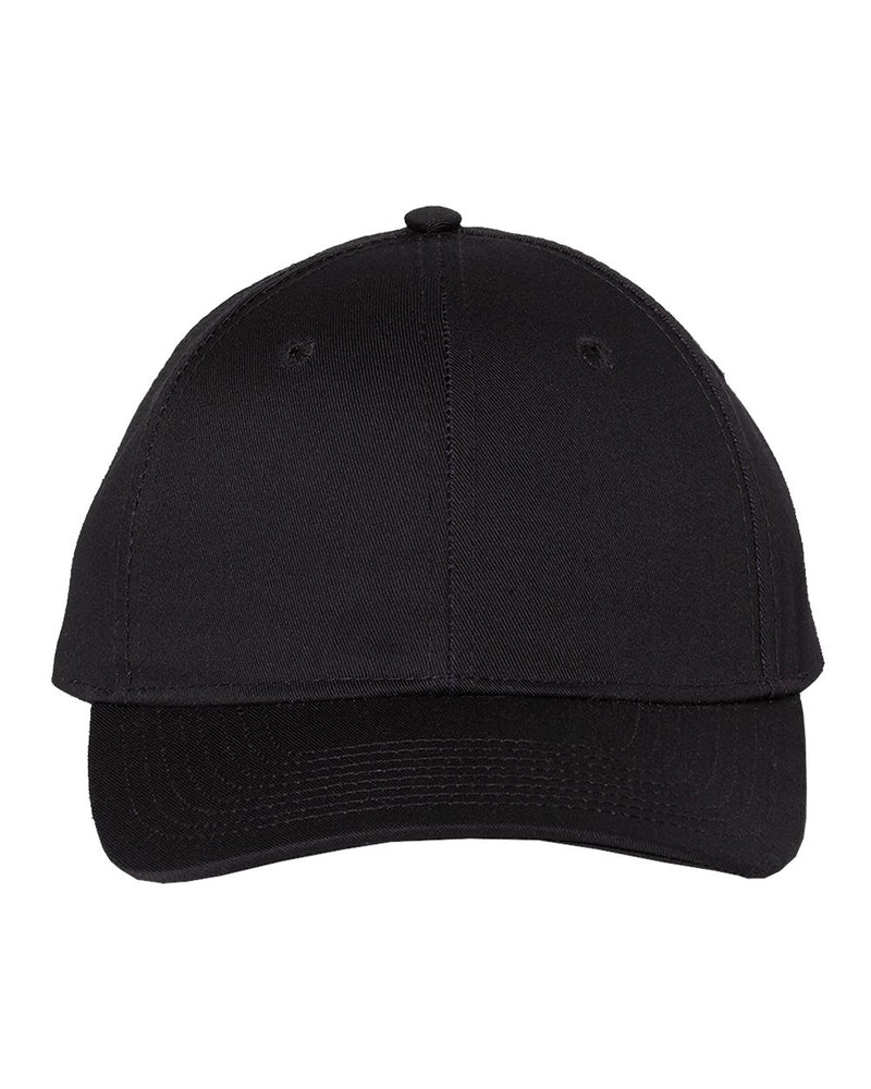 Valucap VC100, Lightweight Twill Cap, Black