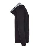 Next Level 9301, Fleece - Premium - Hood, Black/ Heather Grey