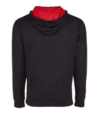Next Level 9301, Fleece - Premium - Hood, Black/ Red