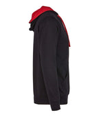 Next Level 9301, Fleece - Premium - Hood, Black/ Red