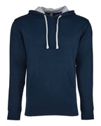 Next Level 9301, Fleece - Premium - Hood, Midnight Navy/ Heather Grey