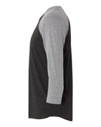 Next Level 6051, T-Shirts - Premium, Premium Heather Sleeves/ Vintage Black Body