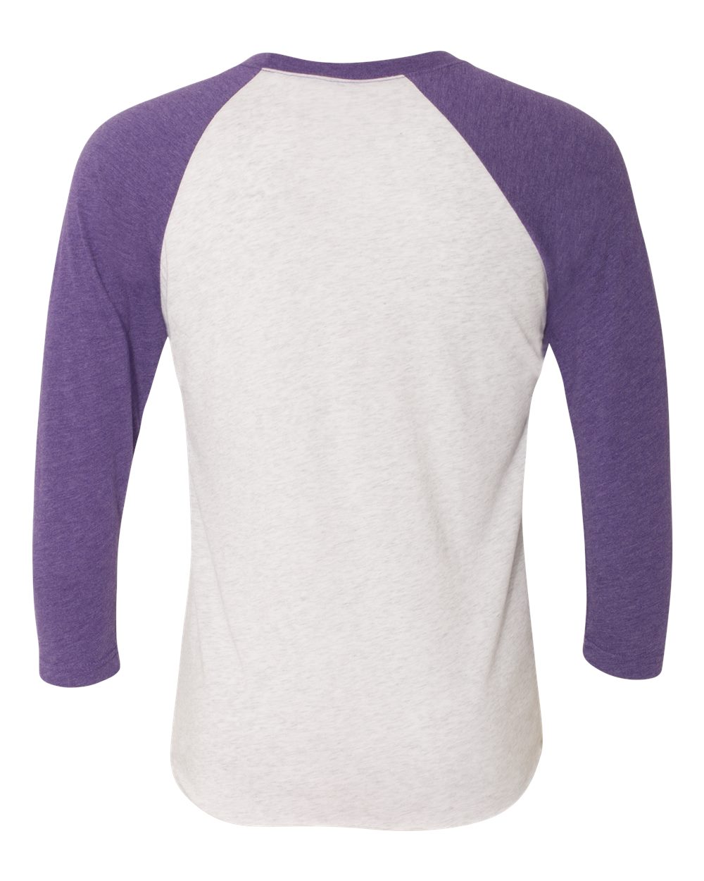 Purple Rush Sleeves/ Heather White Body