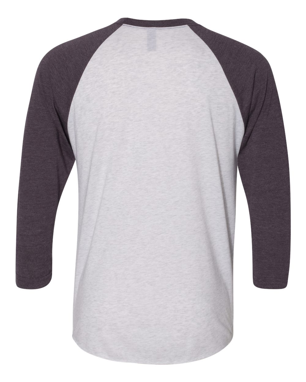 Next Level 6051, T-Shirts - Premium, Vintage Purple Sleeves/ Heather White Body