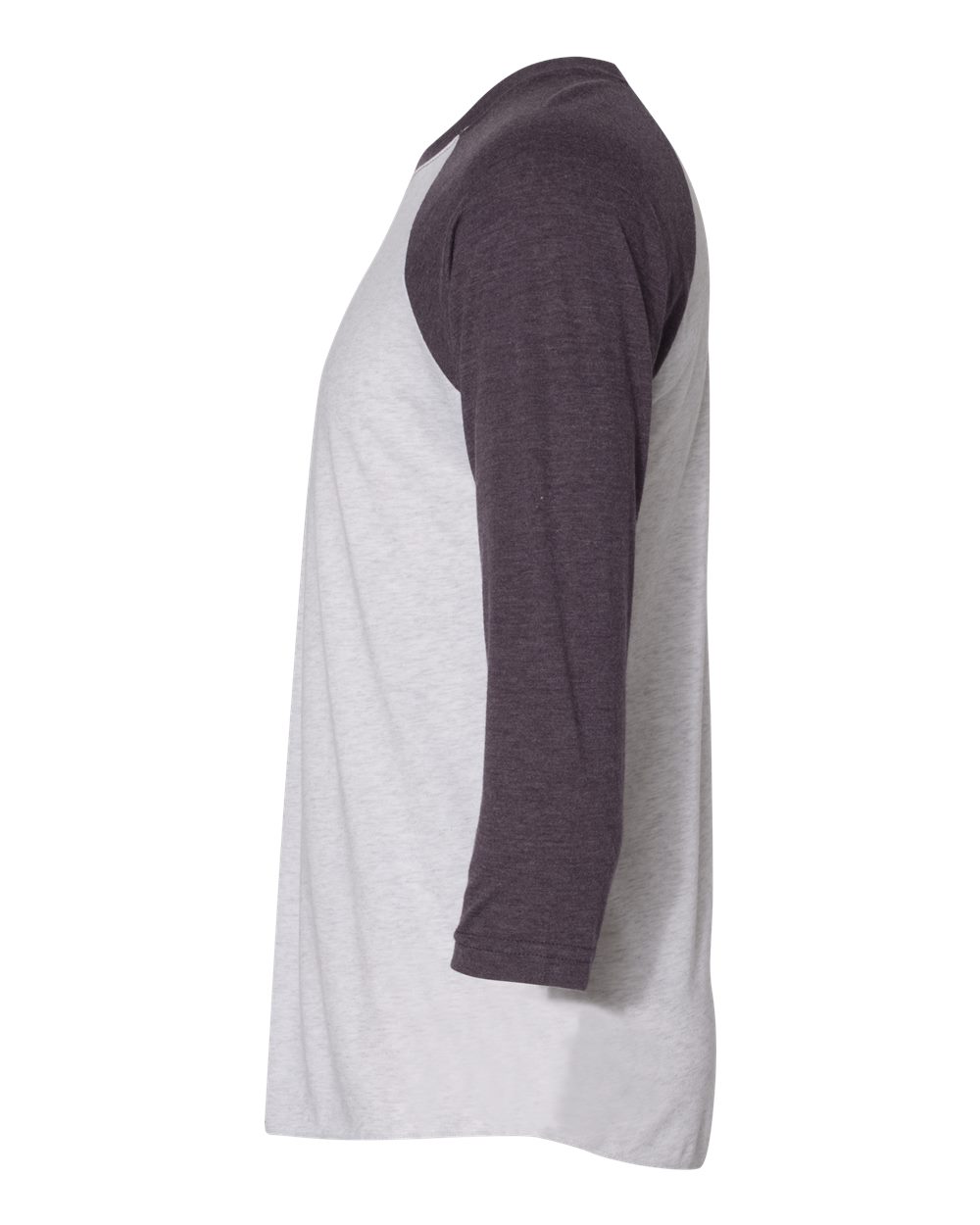Vintage Purple Sleeves/ Heather White Body