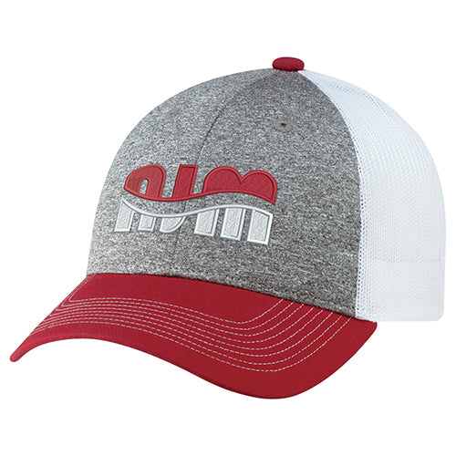 Cotton Drill / Polyester Heather / Polyester Mesh 4G645M, Ajm 6 Panel Constructed Full-fit (mesh Back), Default