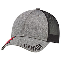 Polyester Heather / Soft Polyester Mesh 4H337M, Ajm 6 Panel Constructed Full-fit, Canada