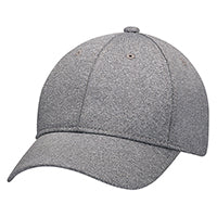 Polyester Heather 4J630M, Ajm 6 Panel Constructed Full-fit, Charcoal