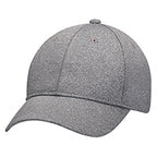 Polyester Heather 4J630M, Ajm 6 Panel Constructed Full-fit, Charcoal