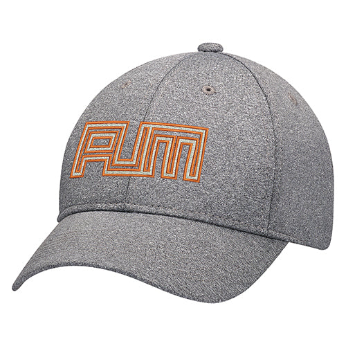 Polyester Heather 4J630M, Ajm 6 Panel Constructed Full-fit, Black