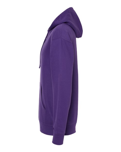Independent Trading Co. SS4500, Unisex Midweight Hooded Sweatshirt, Purple