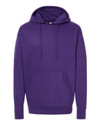 Independent Trading Co. SS4500, Unisex Midweight Hooded Sweatshirt, Purple