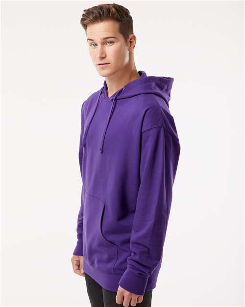 Independent Trading Co. SS4500, Unisex Midweight Hooded Sweatshirt, Purple