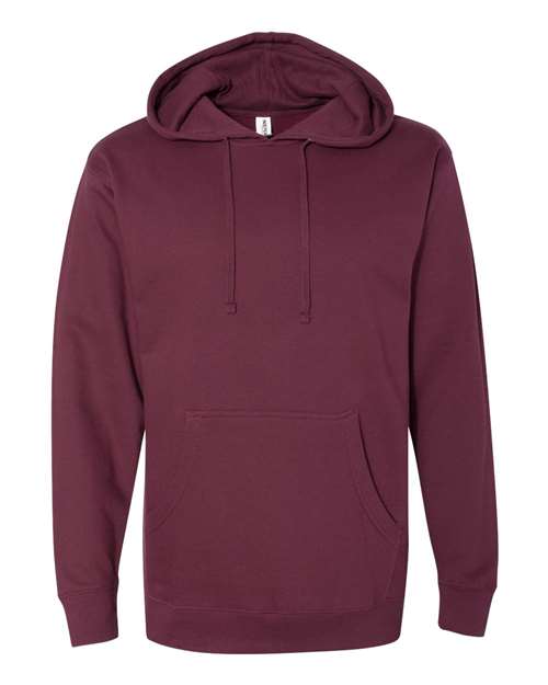 Independent Trading Co. SS4500, Unisex Midweight Hooded Sweatshirt, Maroon