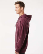Independent Trading Co. SS4500, Unisex Midweight Hooded Sweatshirt, Maroon