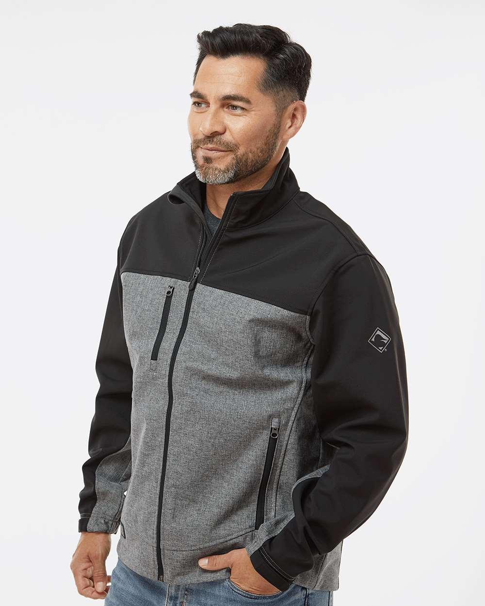 DRI DUCK 5350, Outerwear, Black Heather/ Black