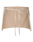 Q-Tees Q2115, Waist Apron With Pockets, Natural