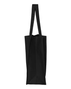 Q-Tees Q125400, 27l Jumbo Shopping Bag, Black
