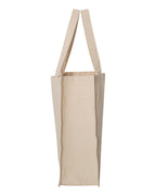 Q-Tees Q125400, 27l Jumbo Shopping Bag, Natural