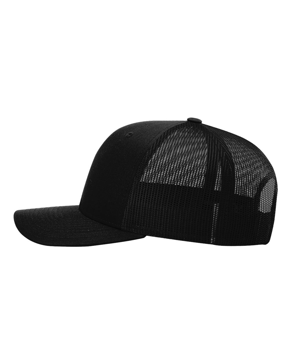 Richardson 112, Snapback Trucker Cap, Black