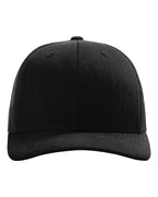 Richardson 112, Snapback Trucker Cap, Black