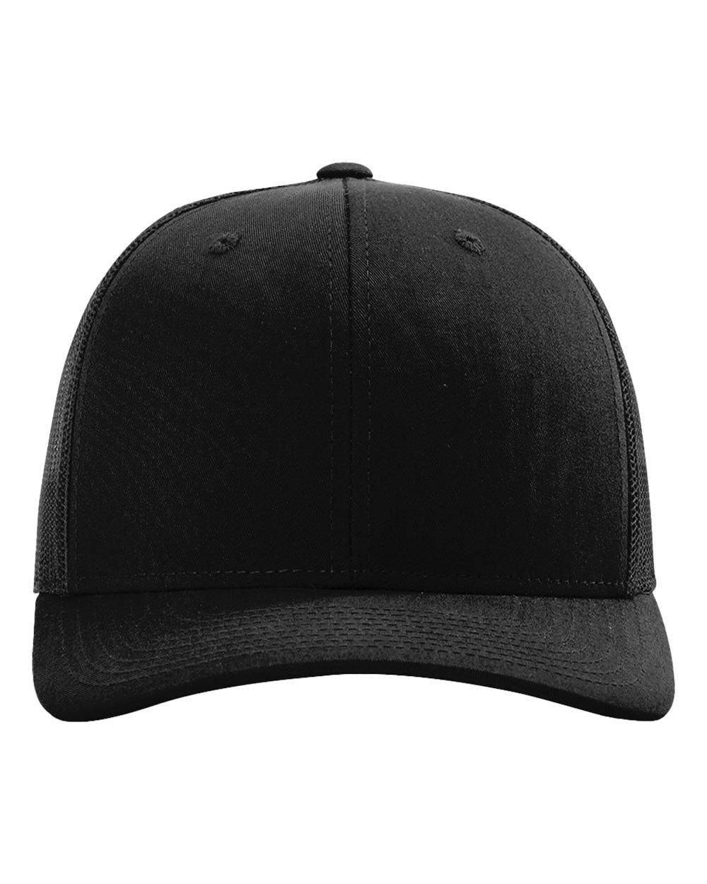 Richardson 112, Snapback Trucker Cap, Black