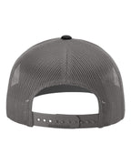 Richardson 112, Snapback Trucker Cap, Black/ Charcoal
