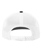 Richardson 112, Snapback Trucker Cap, Black/ White