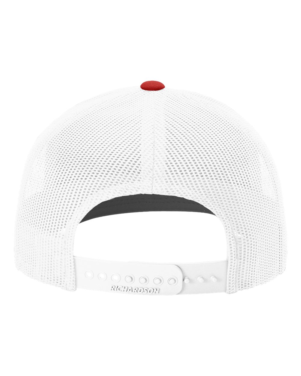 Richardson 112, Snapback Trucker Cap, Black/ White/ Red
