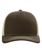 Richardson 112, Snapback Trucker Cap, Brown/ Khaki