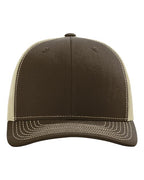 Richardson 112, Snapback Trucker Cap, Brown/ Khaki