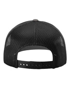 Richardson 112, Snapback Trucker Cap, Charcoal/ Black