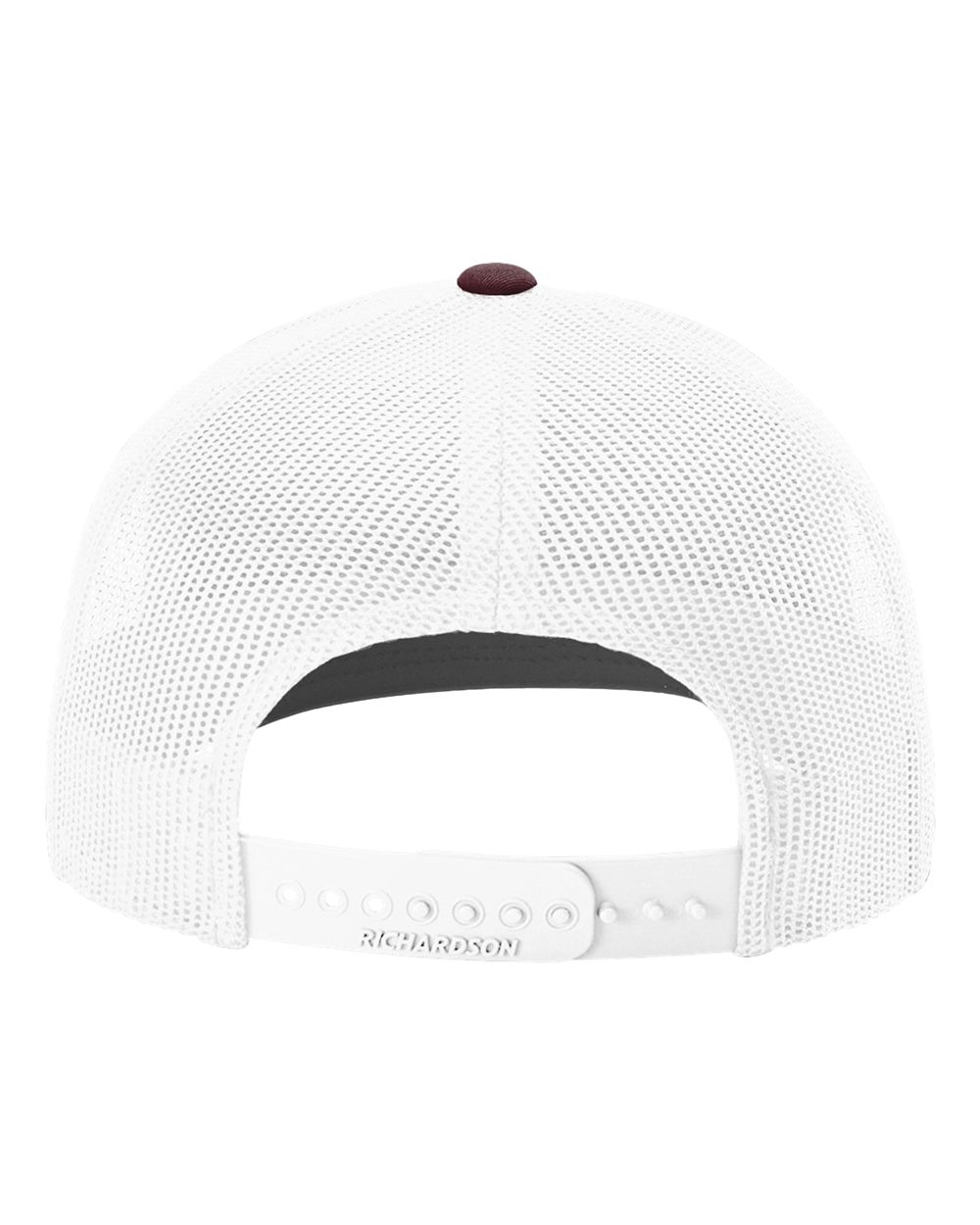 Richardson 112, Snapback Trucker Cap, Maroon/ White