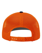 Richardson 112, Snapback Trucker Cap, Navy/ Orange