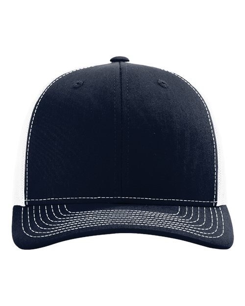 Richardson 112, Snapback Trucker Cap, Navy/ White