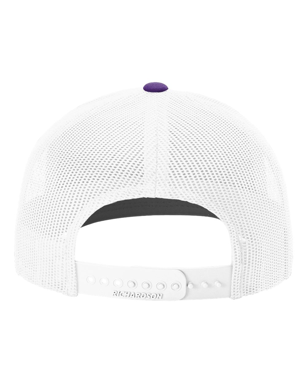 Richardson 112, Snapback Trucker Cap, Purple/ White