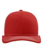 Richardson 112, Snapback Trucker Cap, Red/ White