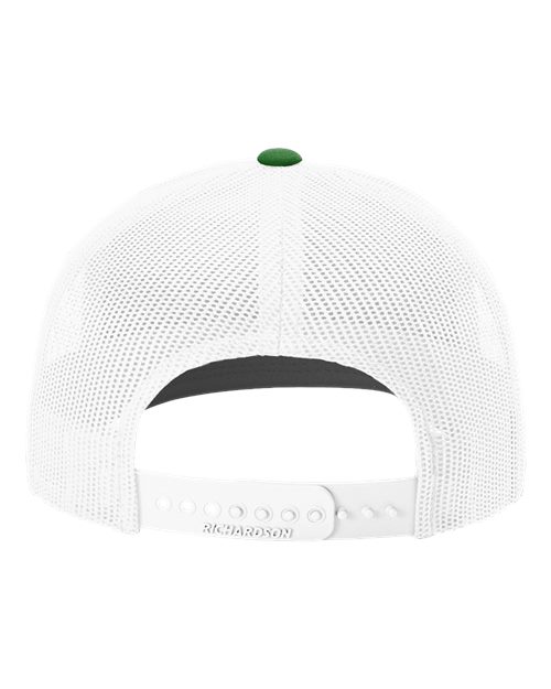 Richardson 112, Snapback Trucker Cap, Kelly/ White